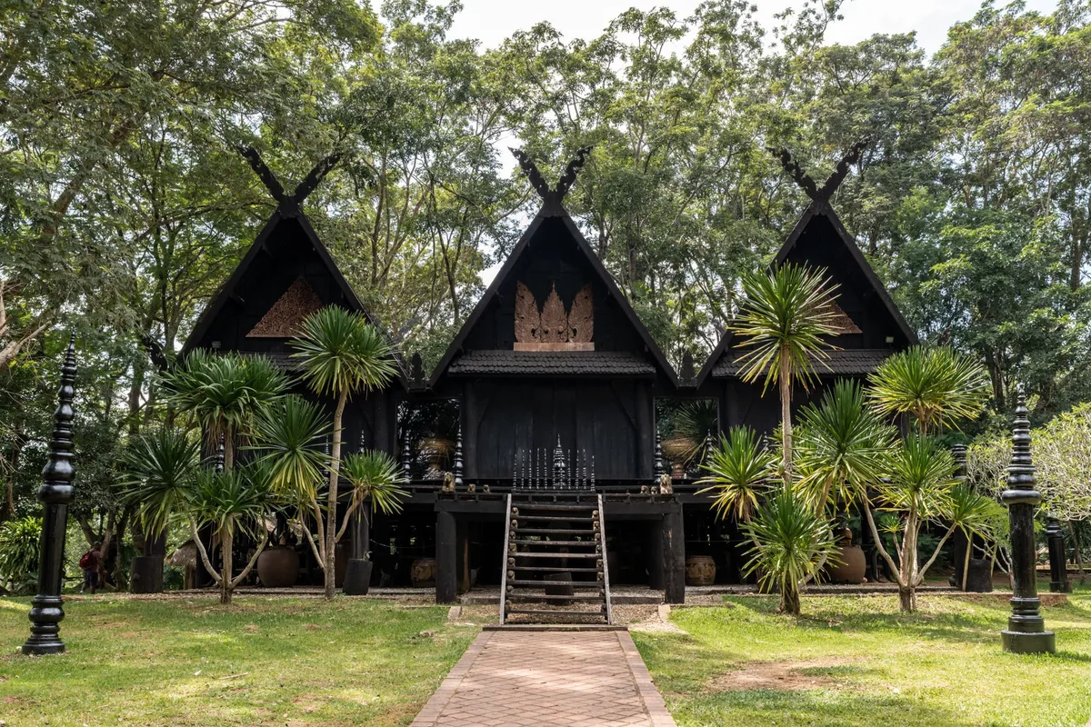 UNESCO Black House Museum Baan Dam Chiang Rai - Karen Stilt Style Architecture Showcase
