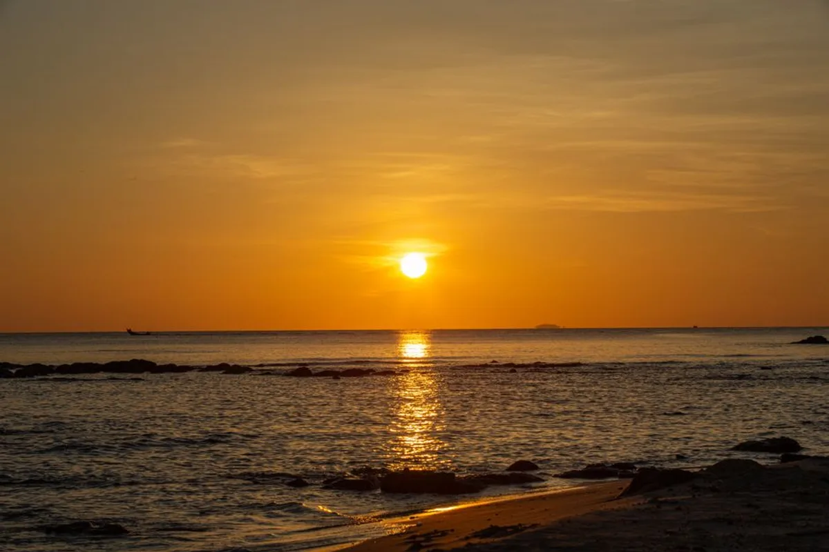 Klong Dao Beach Sunset Ko Lanta Thailand